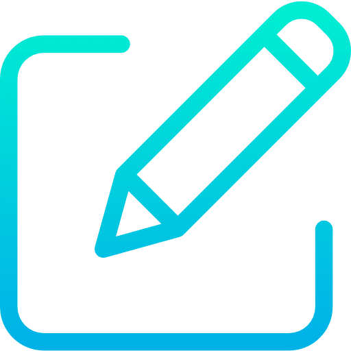 Edit modify rename contract icon