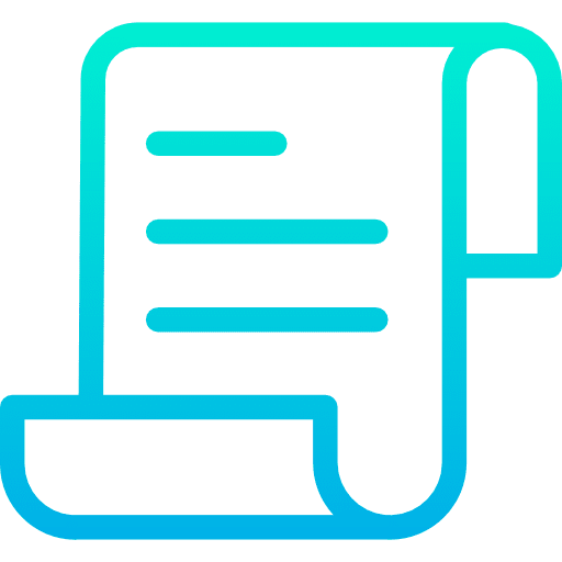 Invoice ticket receipt business and finance icon