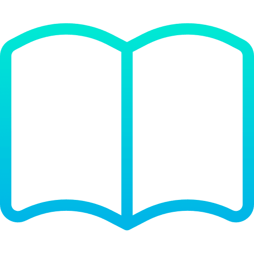 Open book library literature education icon