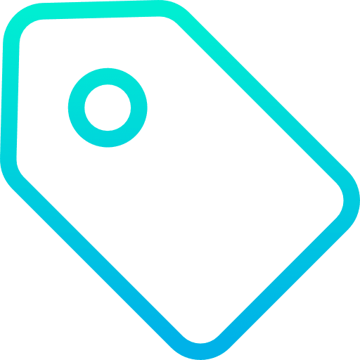 Tag shop price tag label icon