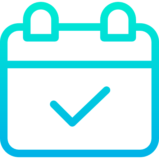 Calendar date time calendar icon