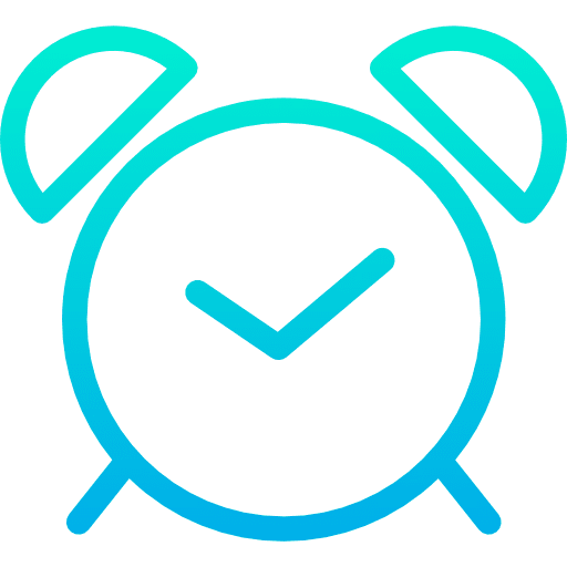 Alarm clock timer clock time icon