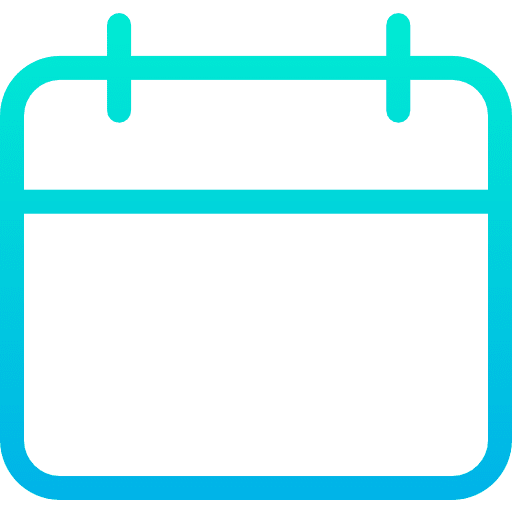 Calendar schedule interface time and date icon