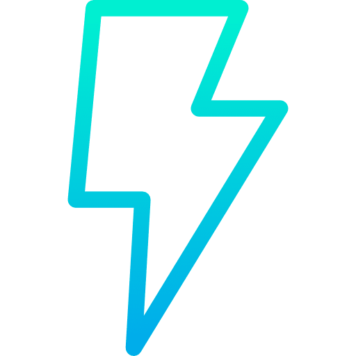 Flash electricity flash ui icon
