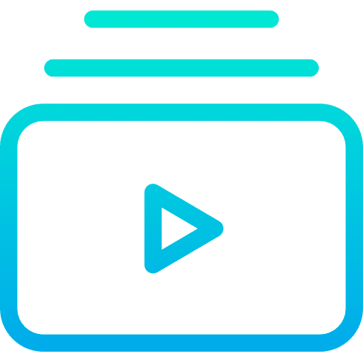 Gallery video video player multimedia option icon