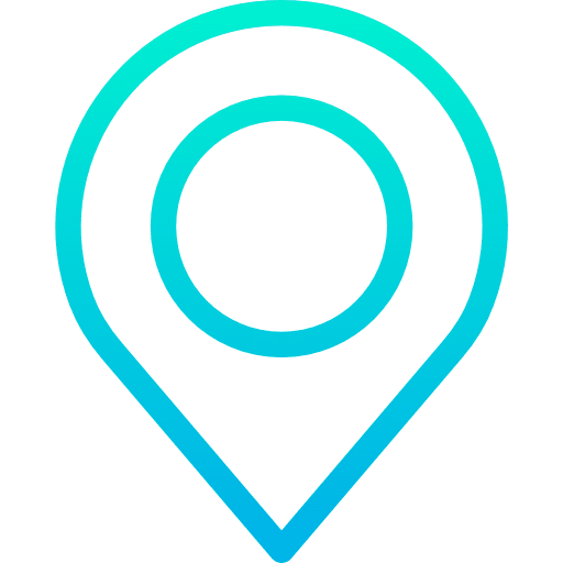 Pin here maps and location pin icon