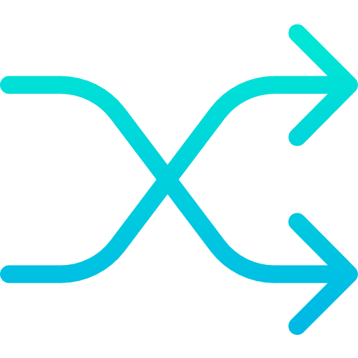 Random random arrows substitute icon