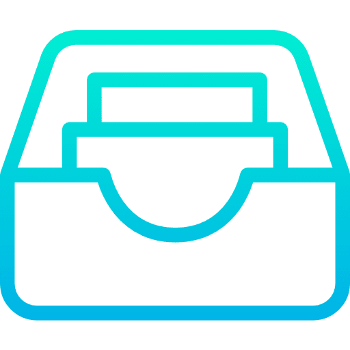 Inbox office material interface inbox icon