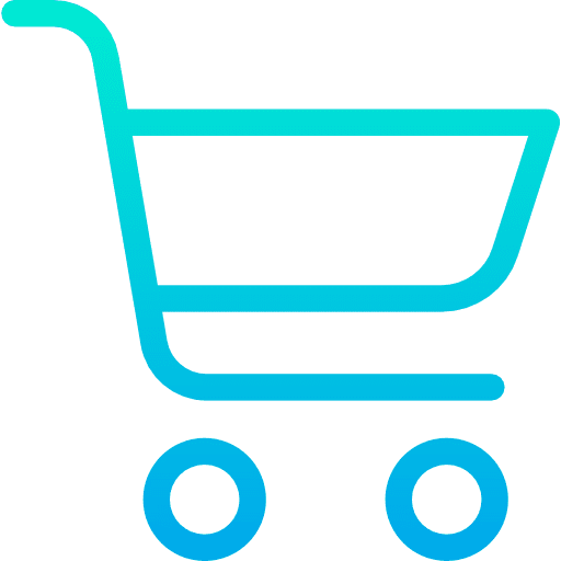 Shopping cart supermarket online store commerce icon