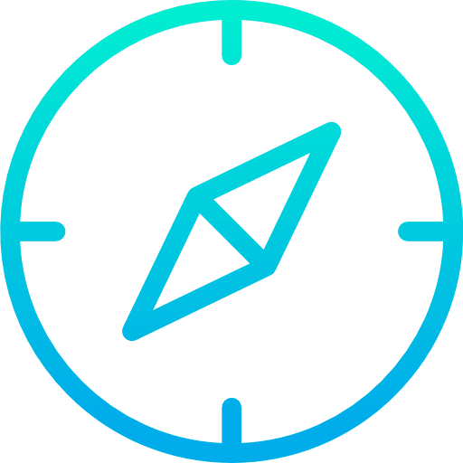 Compass interface gps cursor icon