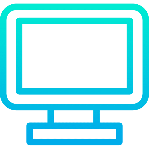 Computer computer monitor tv icon