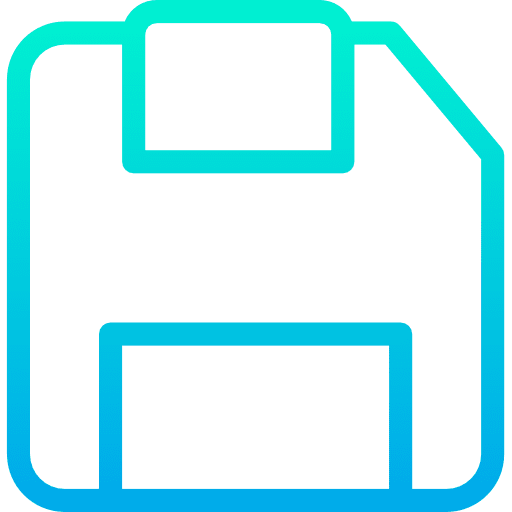 Floppy disk technology interface save file icon