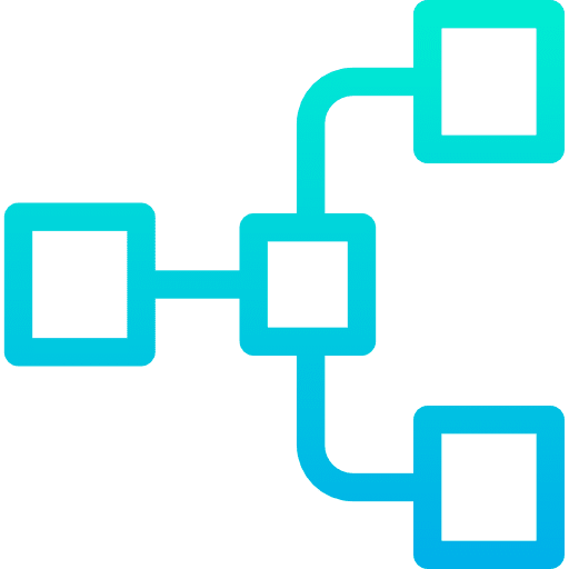 Flow diagram uml hierarchy icon