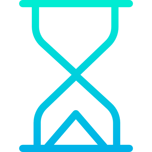 Hourglass tools and utensils hourglass time icon