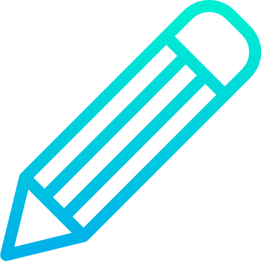 Pencil draw tools and utensils edit tools icon