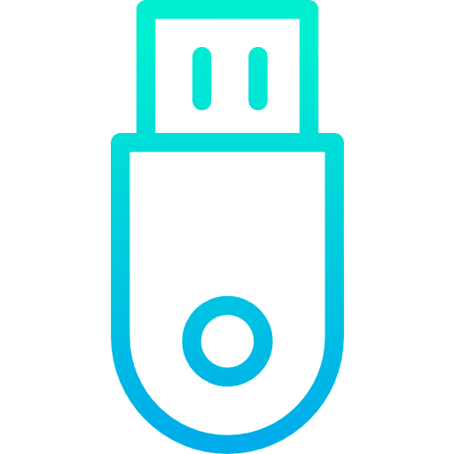 Pendrive electronics data storage computing icon