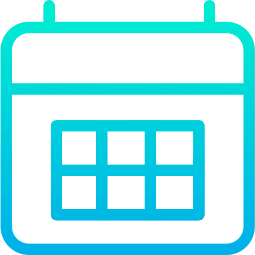 Calendar time schedule calendar icon