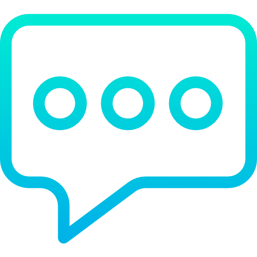Chat conversation speech bubble communication icon