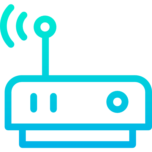 Wifi wireless communications router icon