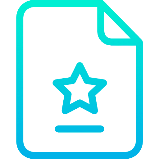 File archive favorite document icon