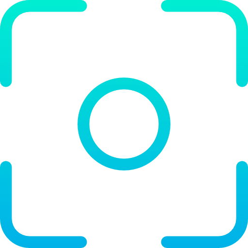 Focus center photographer photography icon