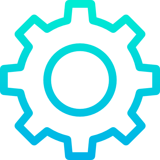 Settings ui configuration gear icon