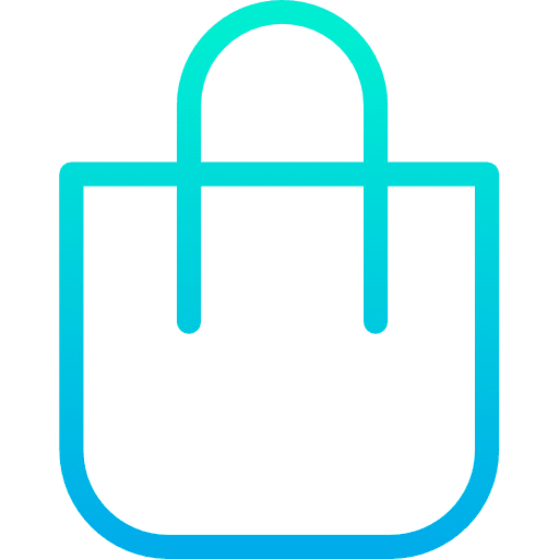 Shopping bag online shop commerce bag icon