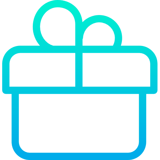 Gift present birthday and party gift icon
