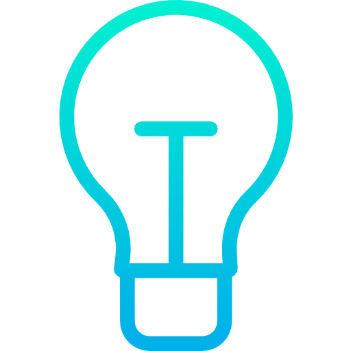 Idea education light bulb idea icon