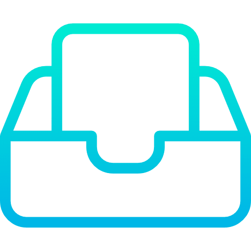 Inbox inbox filing cabinet archive icon