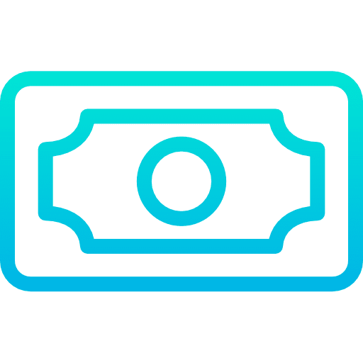 Money notes currency business icon