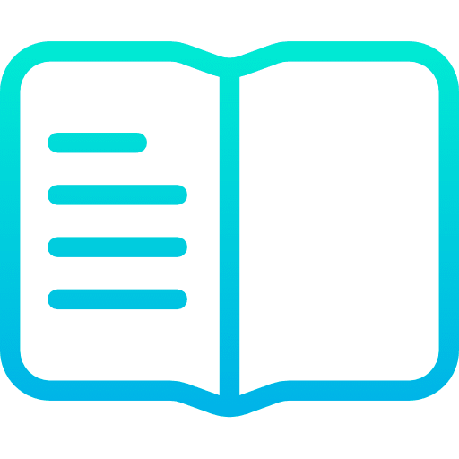 Open book education open book study icon