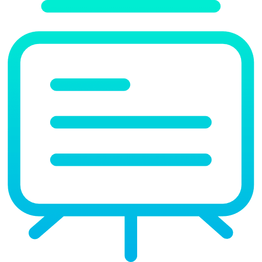 Presentation statistics chart graphic icon