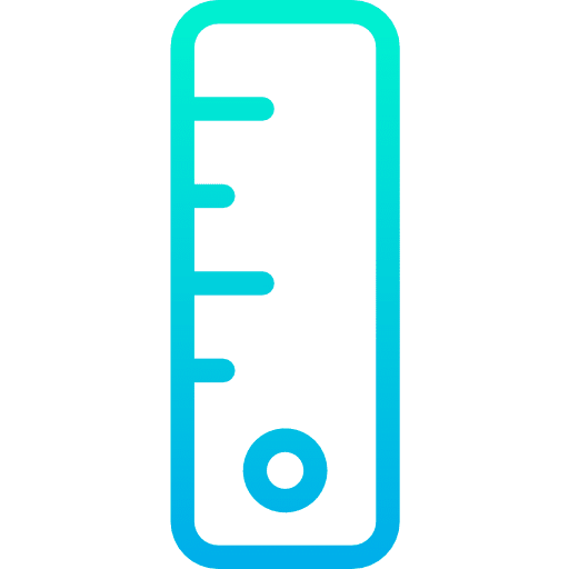 Ruler tools and utensils ruler edit tools icon