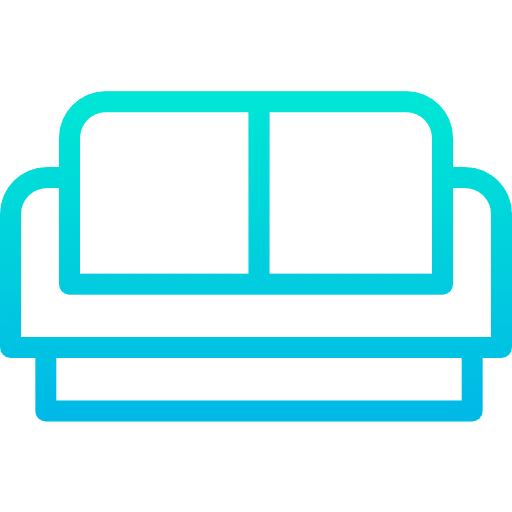 Sofa sofa rest relax icon