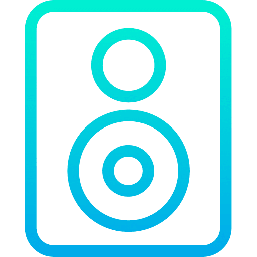 Speaker technology speaker music player icon