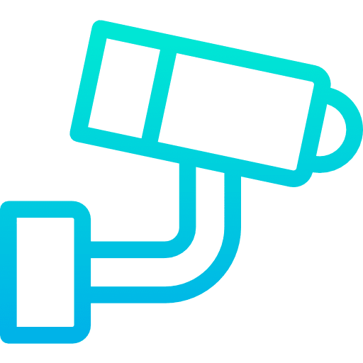 Cctv video security camera security icon