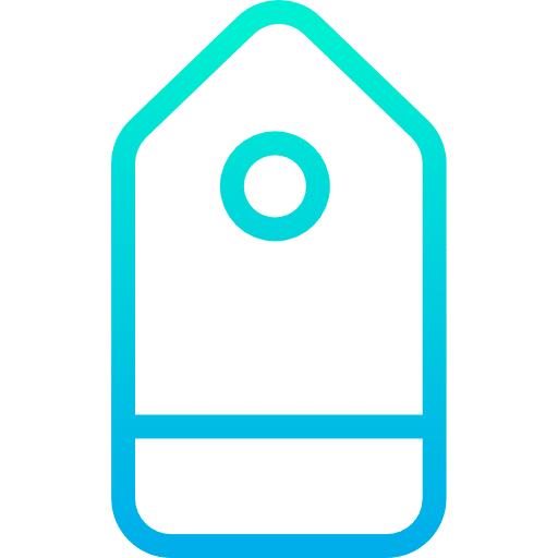 Tag shop label price icon