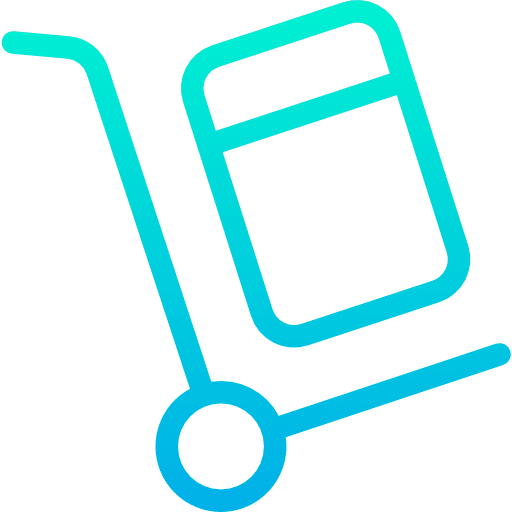 Trolley trolley delivery cart shipping and delivery icon