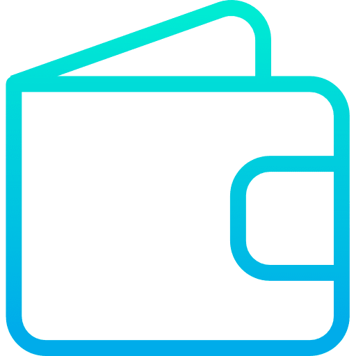 Wallet money wallet card icon