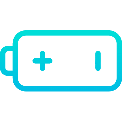 Battery battery status technology battery level icon