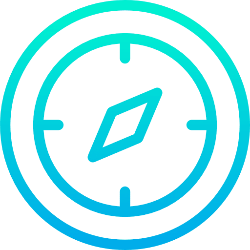 Compass gps cursor compass icon