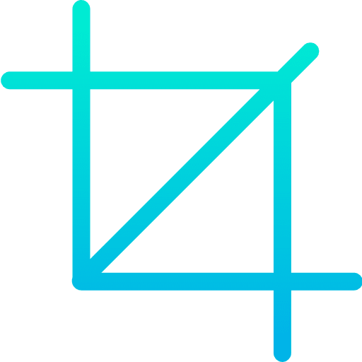 Crop ui shapes edit tools icon