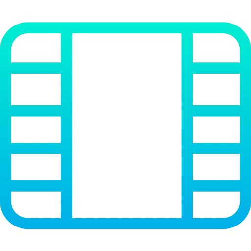 Film reel film technology film reel icon