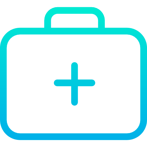 First aid kit doctor first aid kit health care icon