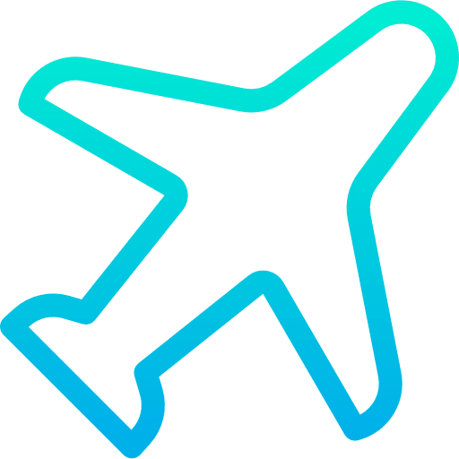 Flight aeroplane airplane transportation icon