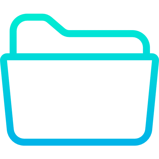 Folder folder data storage interface icon