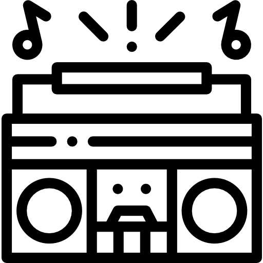 Boombox boombox musical instrument mixing icon