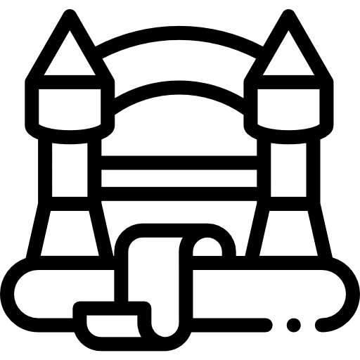 Bouncy castle play castle bouncy castle icon