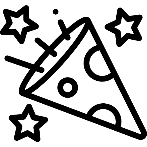 Party birthday new year party icon